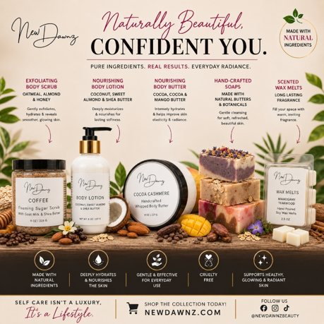 New Dawnz Natural Skincare Collection